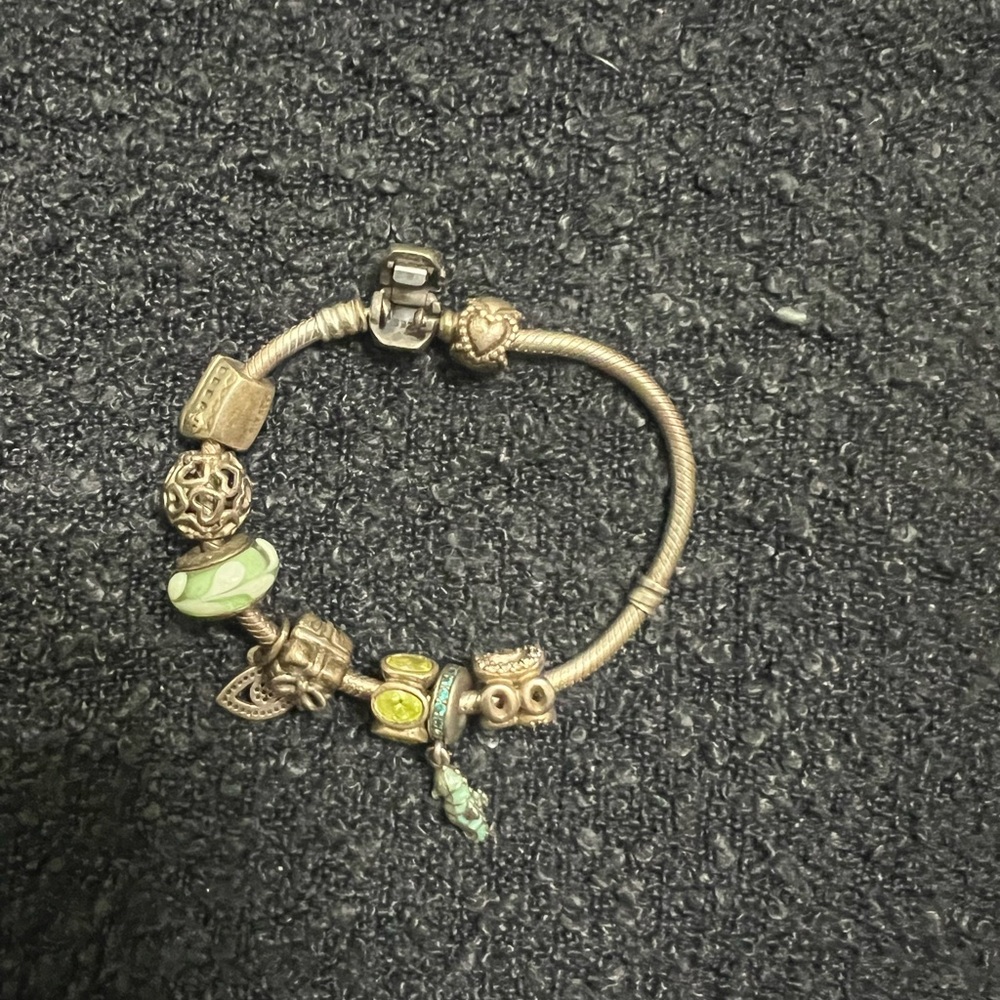 Pandora sterling silver  Charms and Bracelet